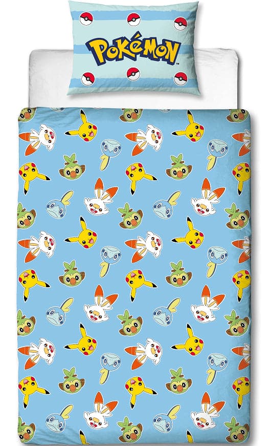 Sengetøj - Voksen str. 140 x 200 cm - Pokemon Pokemon