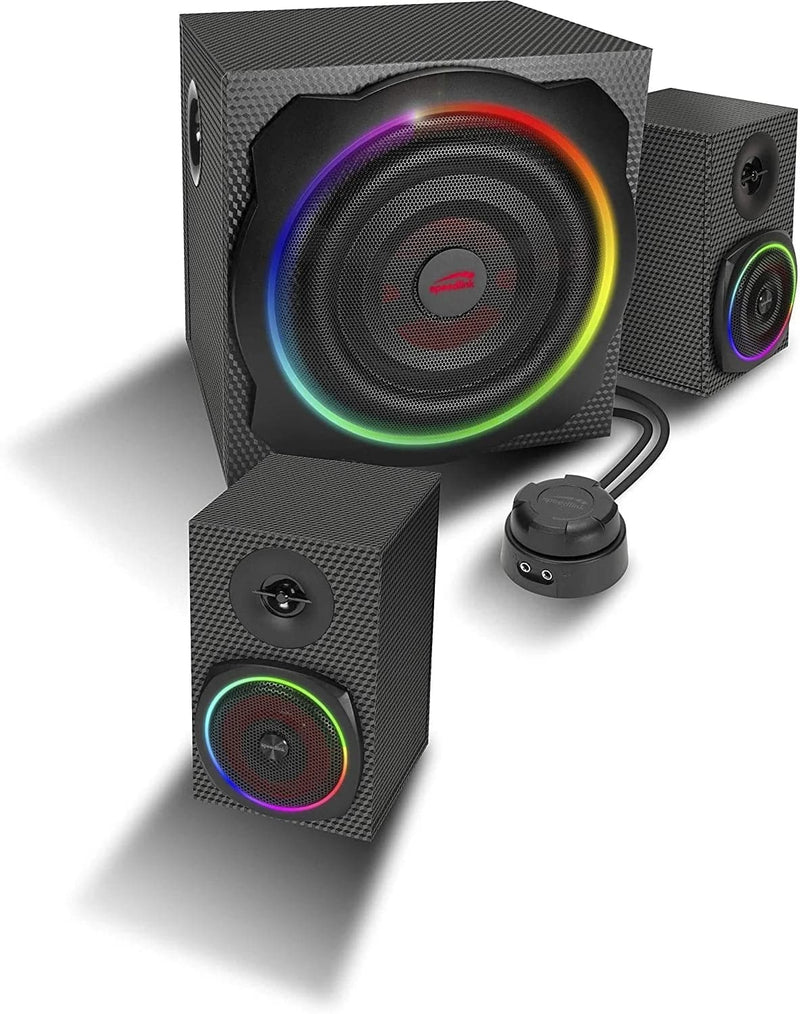 Speedlink - GRAVITY CARBON RGB 2.1 Gaming højtaler system Speedlink
