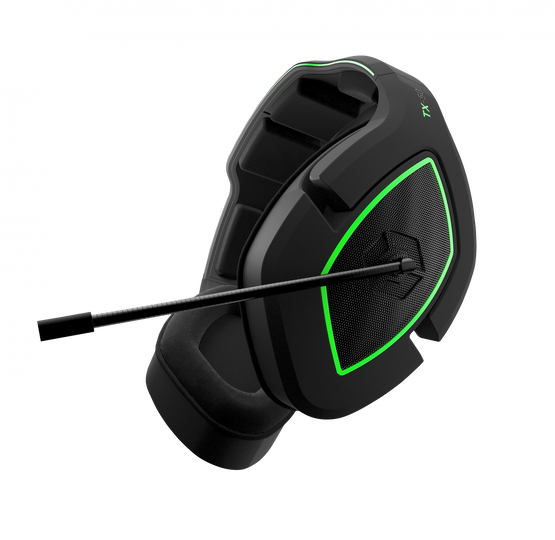 TX-50 RF Stereo Gaming Headset (Svart/Grön) (Uni)