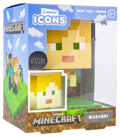 Minecraft 3D Icon Light Alex Paladone