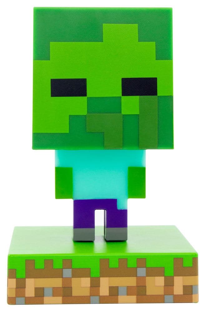 Minecraft 3D Icon Light Zombie Paladone