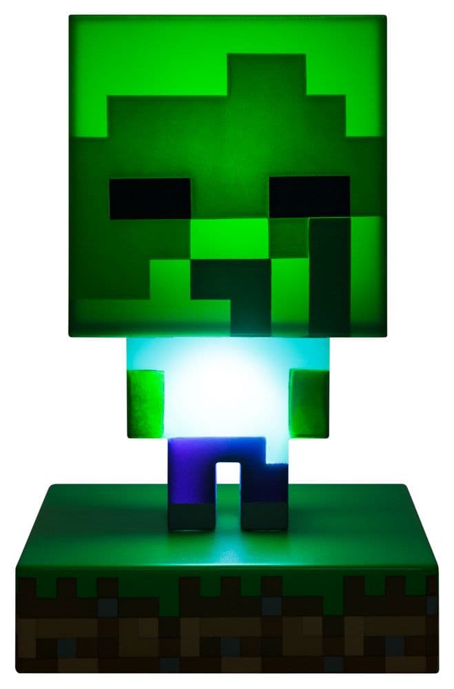 Minecraft 3D Icon Light Zombie Paladone