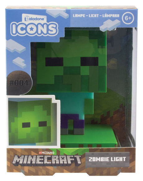 Minecraft 3D Icon Light Zombie Paladone