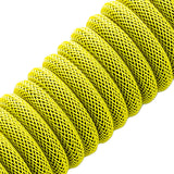 CableMod Pro Coiled Keyboard Cable USB-C to USB Type A, Dominator Yellow - 150cm