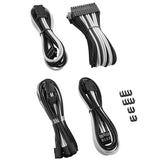 CableMod Pro ModMesh 12VHPWR Kabelförlängningssats - svart/vit