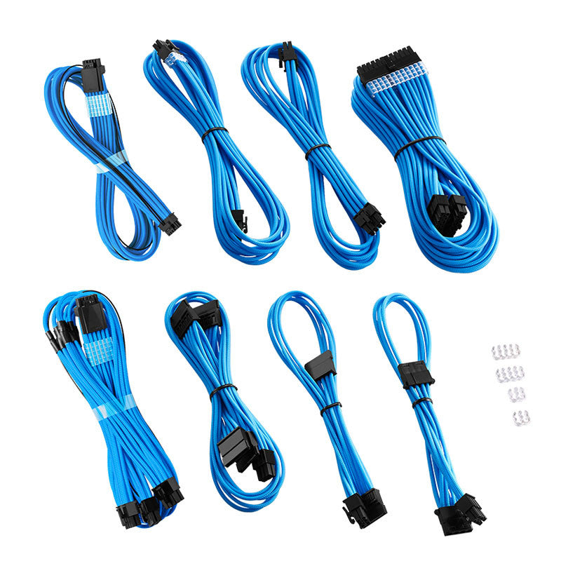 CableMod RT-Series Pro ModMesh 12VHPWR Dual Cable Kit for ASUS/Seasonic - light blue