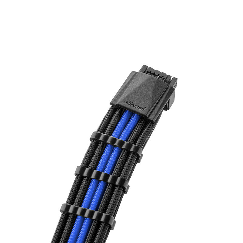 CableMod RT-Series Pro ModMesh 12VHPWR to 3x PCI-e Kabel for ASUS/Seasonic - 60cm, black/blue